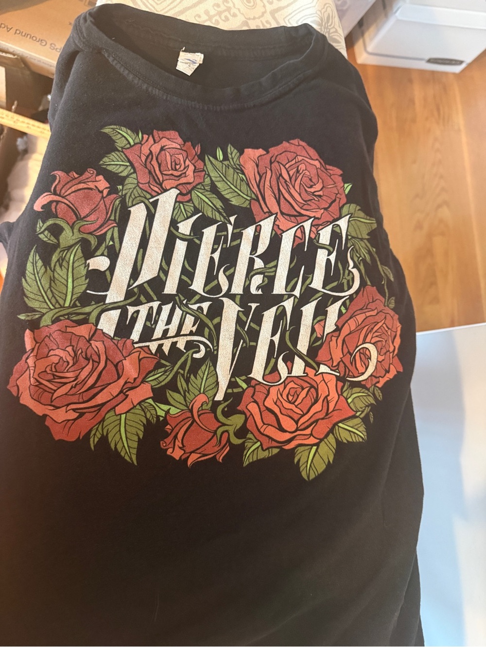 Pierce the Veil official graphic T with Red Roses size M